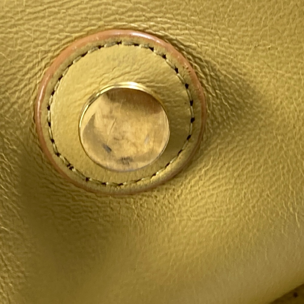 CELINE Yellow Leather Shoulder Bag - Picture 12 of 16